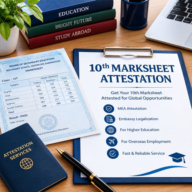 10th Marksheet Attestation