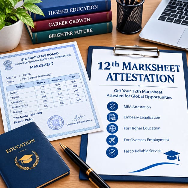 12th Marksheet Attestation