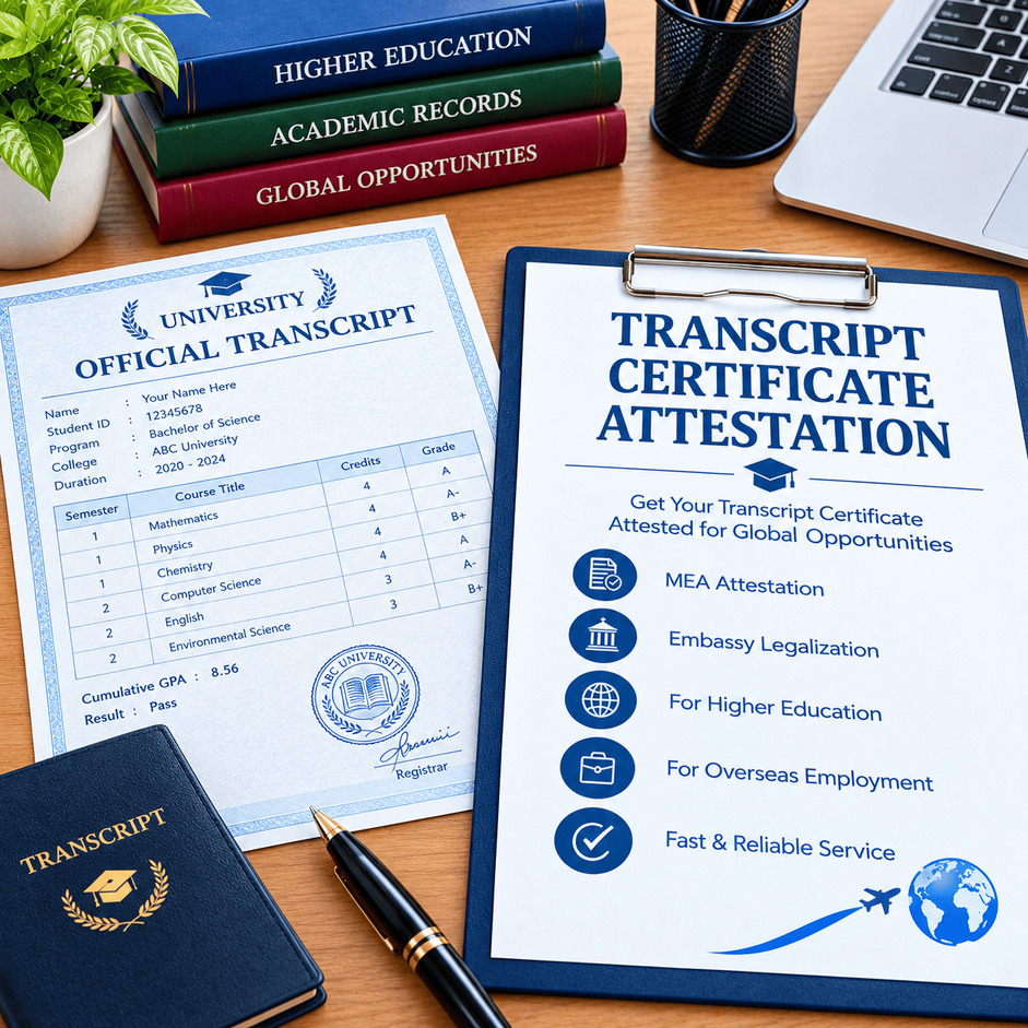 Transcript Certificate Attestation